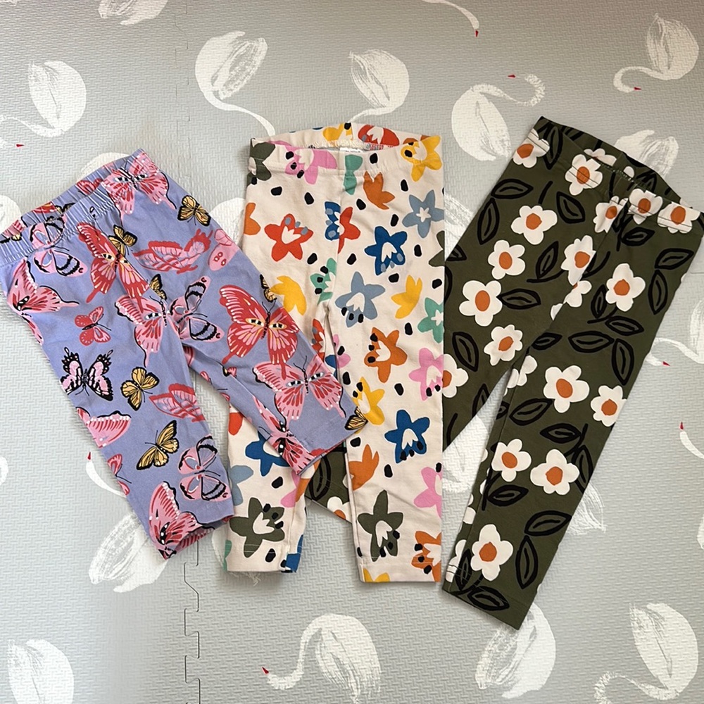 Hanna Anderson Leggings set 2T